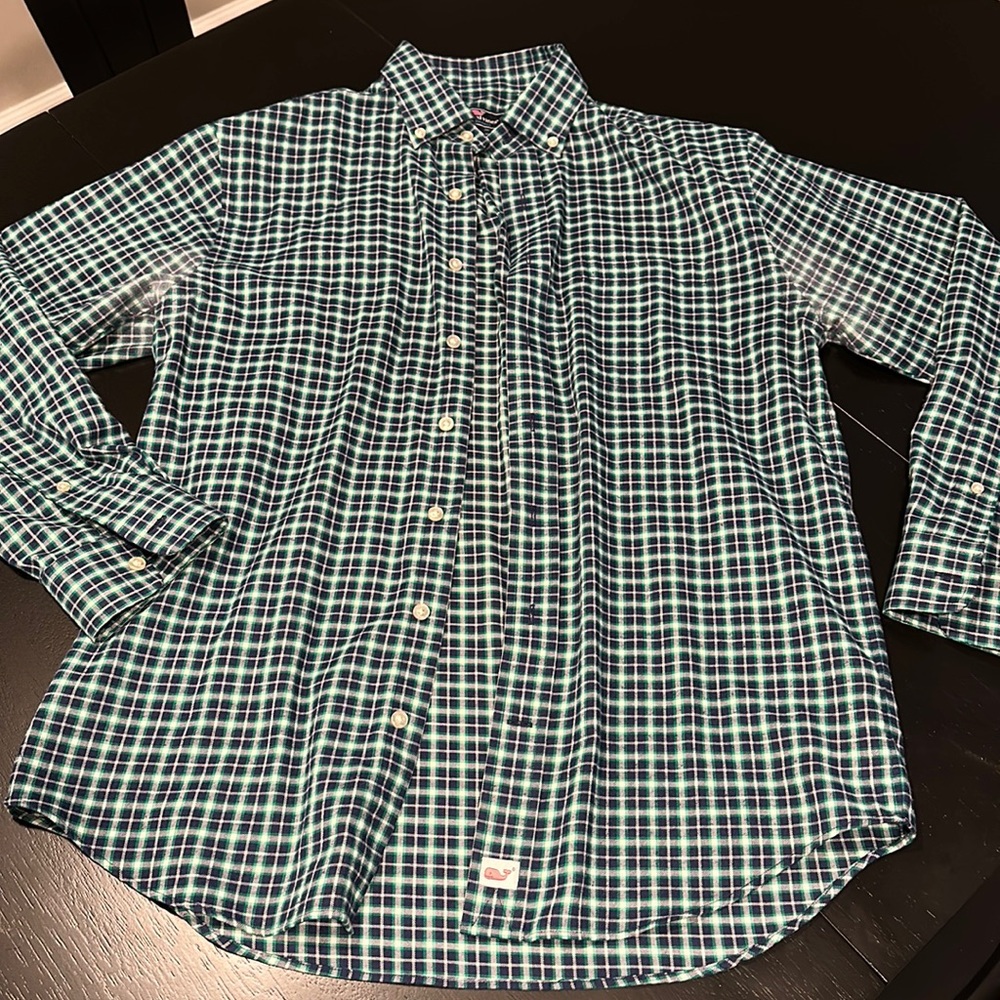 vineyard Vines - Plaid - Classic Fit Murray Shirt - Medium